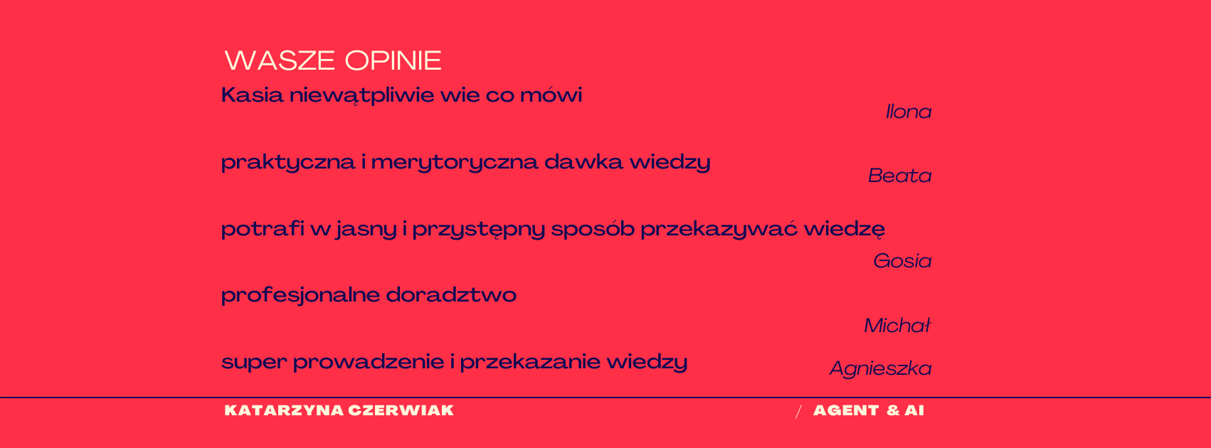 Architekci Sprzedaży; Asystenci AI w nieruchomościach: Szkolenie Katarzyna Czerwiak Opinie